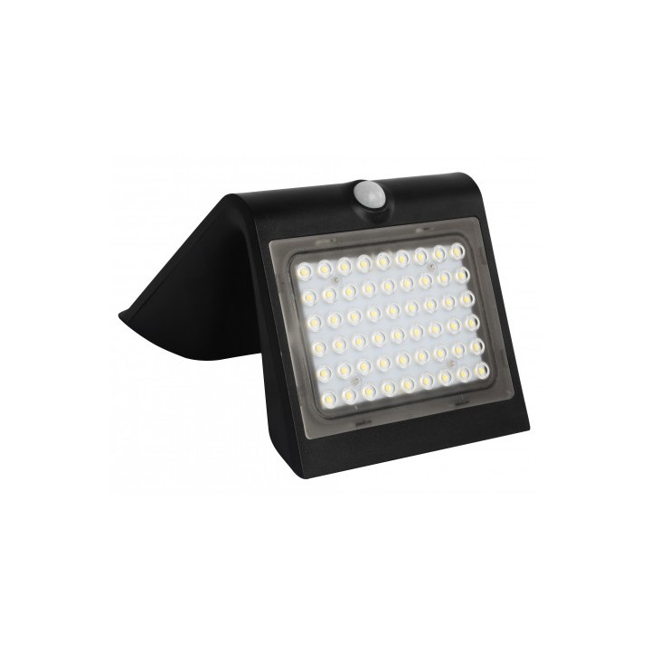 APLIQUE LED SOLAR 4W 500LM DOBLE ILUMINACIÓN NEGRO ELBAT