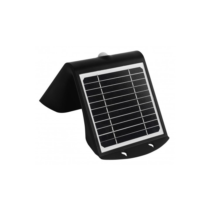 APLIQUE LED SOLAR 4W 500LM DOBLE ILUMINACIÓN NEGRO ELBAT