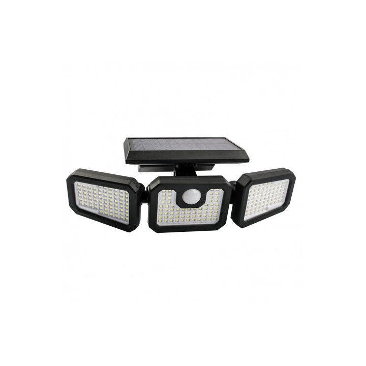 FOCO SOLAR TRIPLE CON SENSOR 800LM ELBAT