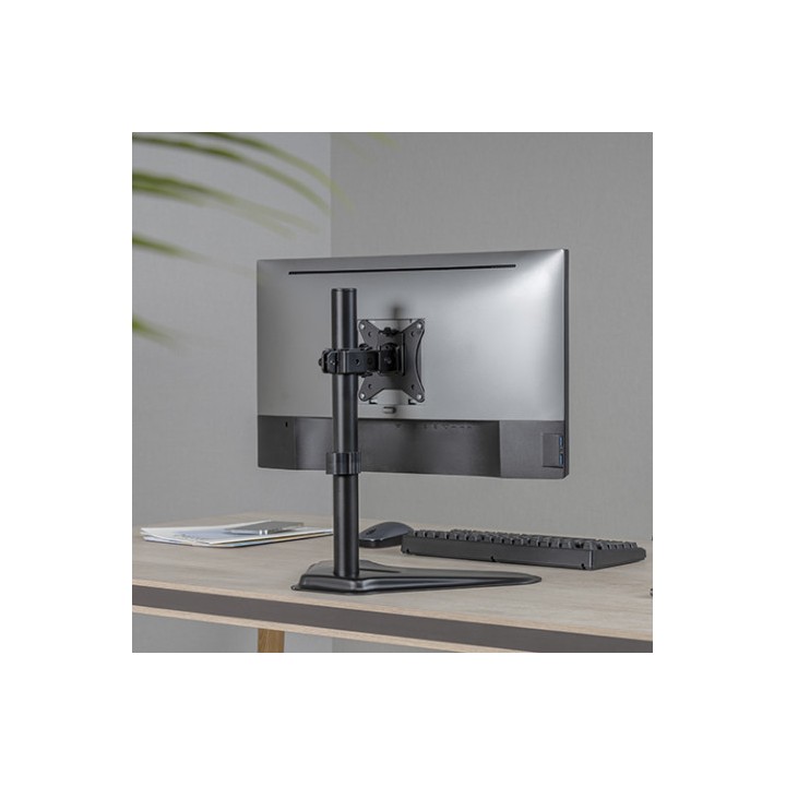 SOPORTE DE MESA CON BASE PARA 1 MONITOR 17"-32" CROMAD