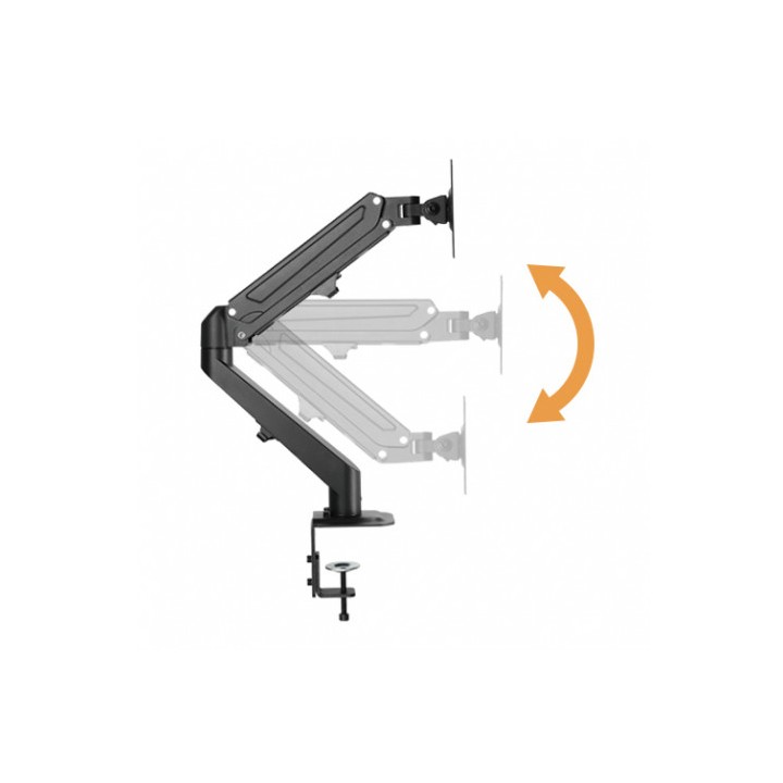 SOPORTE DE MESA 1 MONITOR 17"-27" CON PISTON DE GAS CROMAD