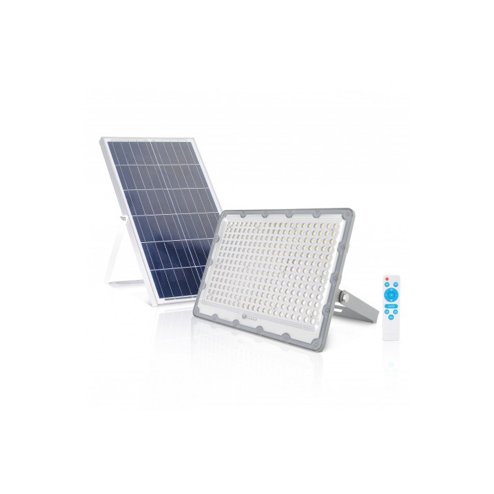 FOCO LED SOLAR 200W 3600LM + CONTROL REMOTO ELBAT