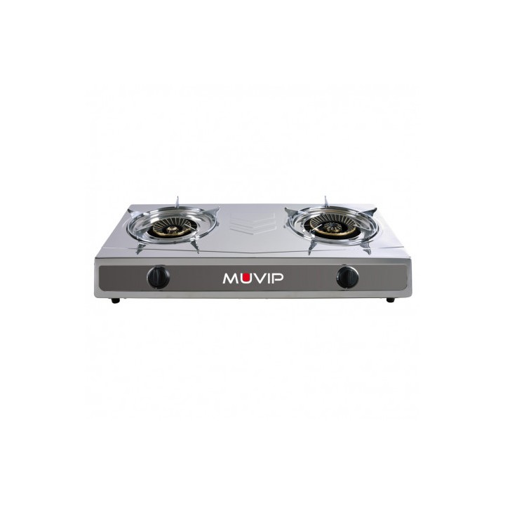 COCINA GAS INOX 2 FUEGOS SERIE STRONG MUVIP