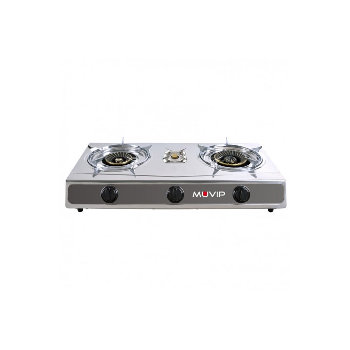 COCINA GAS INOX 3 FUEGOS SERIE STRONG MUVIP