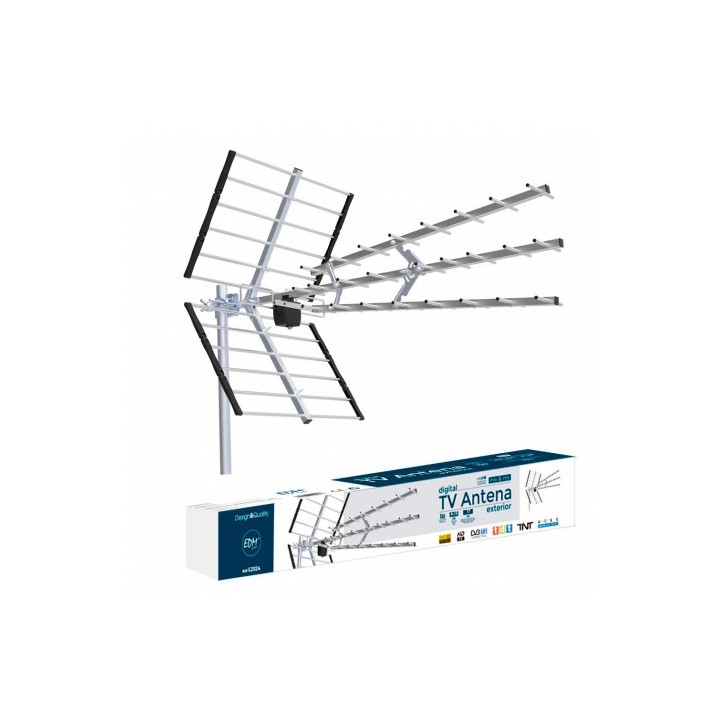 ANTENA UHF EXTERIOR TV 470-694 MHZ EDM