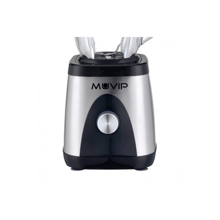 BATIDORA INOXIDABLE VASO CRISTAL 1300W 1.5 LITROS MUVIP