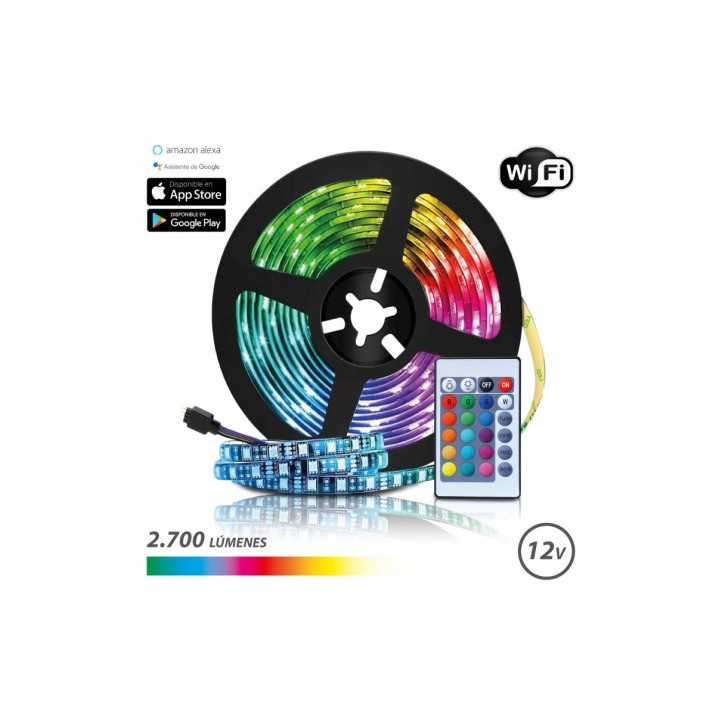 TIRA DE LED 12V 5 METROS RGB WIFI ELBAT