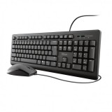 TECLADO+RATON USB TRUST TKM-250 SILENCIOSO Y REST A LIQUIDOS