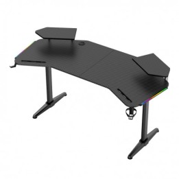 MESA GAMING PRO1500 XL FIBRA CARBONO | LUZ RGB SOUND MUVIP