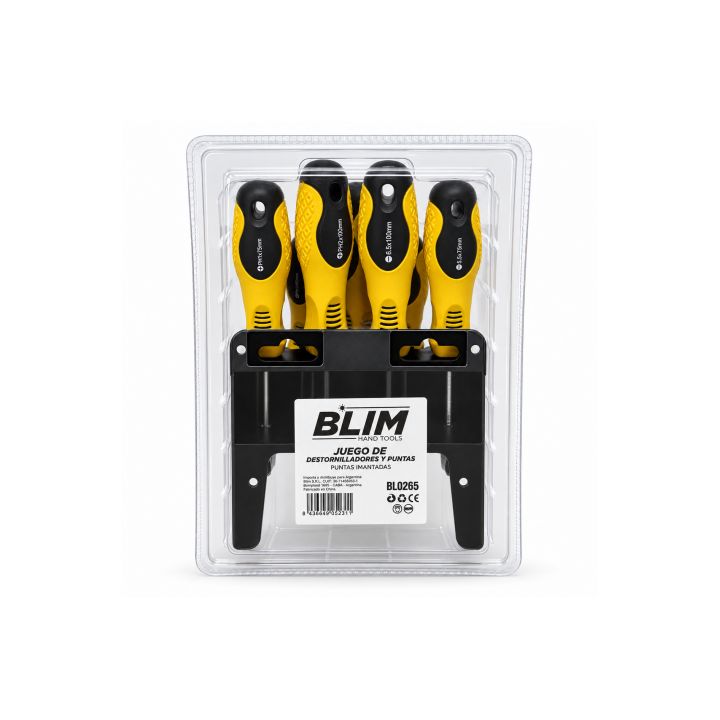 JUEGO 21 PIEZAS DESTORNILLADORES Y PUNTAS BLIM