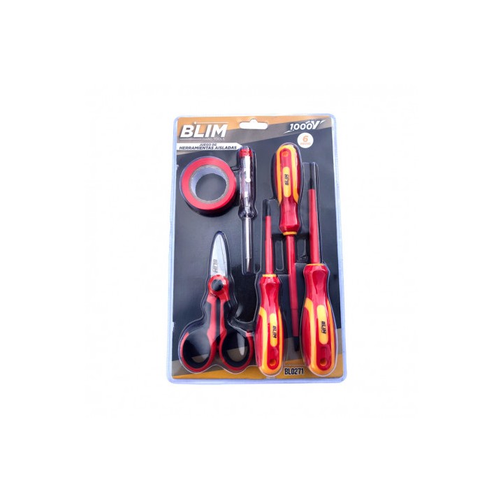 JUEGO 6 PCS HERRAMIENTAS AISLADAS 1000V. BLIM