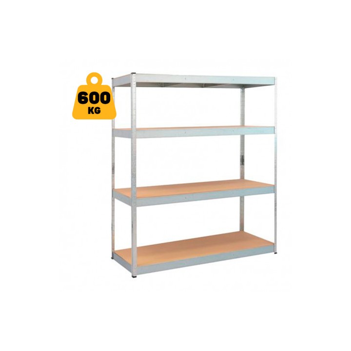 ESTANTERIA GALVANIZADA 4 BALDAS 180X160X60CM BLIM