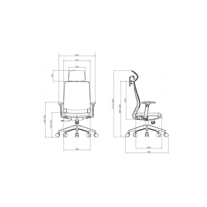 SILLA OFICINA GAMA SENIOR SE3000 CROMAD