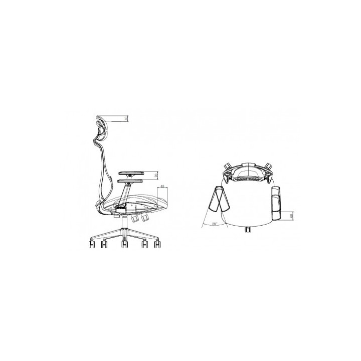 SILLA OFICINA GAMA SENIOR SE5000 CROMAD
