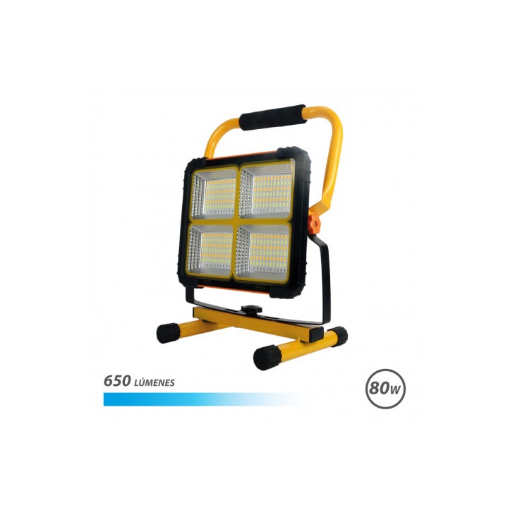 FOCO SOLAR LED 80W 650LM PLEGABLE ELBAT