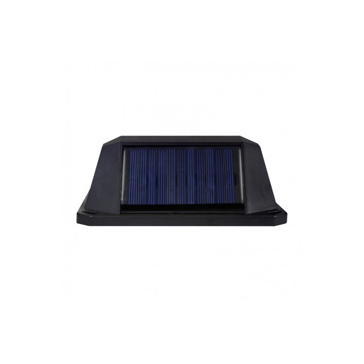 APLIQUE LED SOLAR 150LM ILUMINACIÓN 3 CARAS NEGRO ELBAT