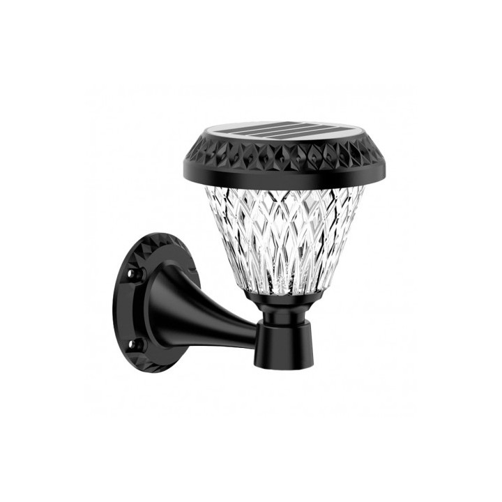 FAROL LED SOLAR 250LM NEGRO ELBAT