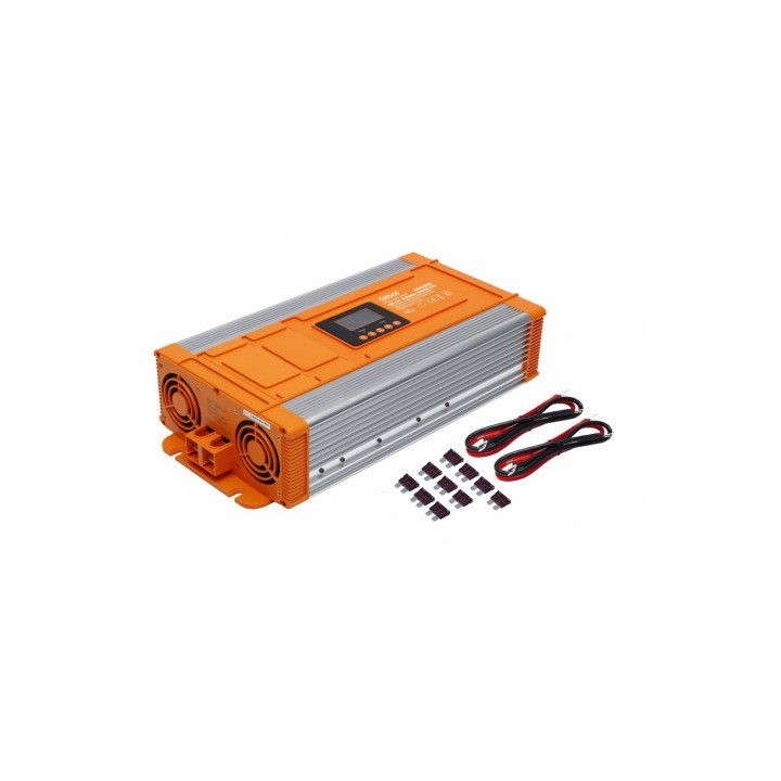 CONVERTIDOR DE CORRIENTE ONDA PURA CON PANTALLA LCD 3000W ELBAT