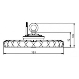 LAMPARA LED UFO 200W 6000K ELBAT