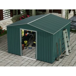 CASETA DE METAL | PUERTAS CORREDERAS 300X304.5X214.5CM (9.14M2) VERDE SUNGA