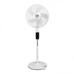 VENTILADOR DE PIE SOLAR 40CM | LUZ | USB | 12000MAH |4 VELOCIDADES MUVIP