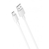 CABLE NB156 SILICONA USB - MICRO USB | 2.4A | 1 MTR | BLANCO XO