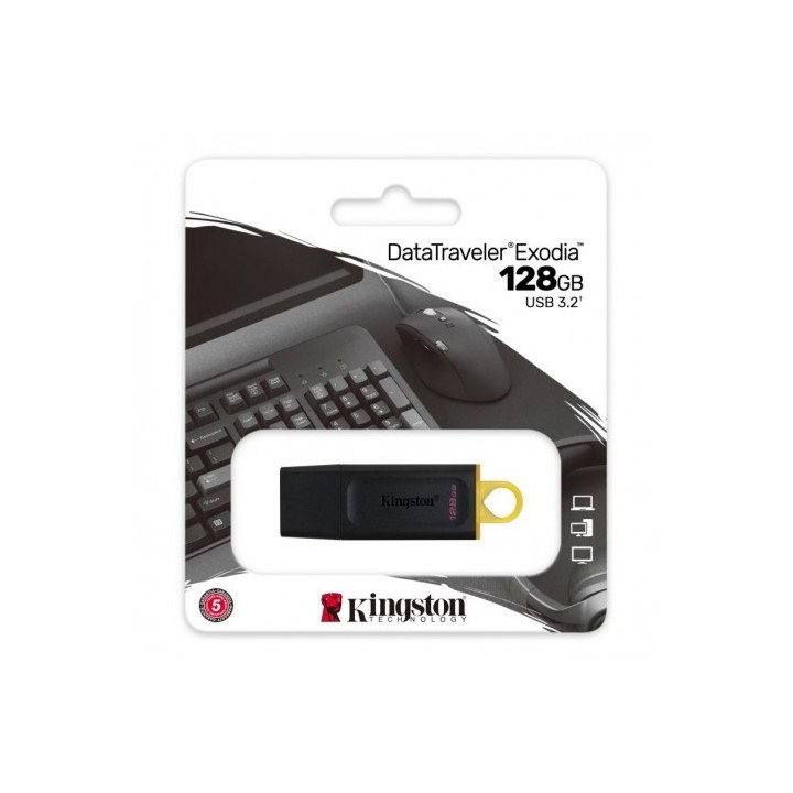 PENDRIVE KINGSTON USB3.2 128GB DATATRAVELER EXODIA