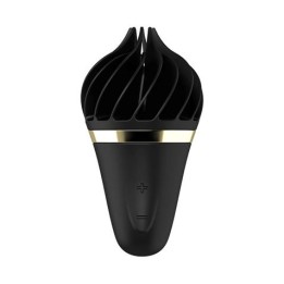 ESTIMULADOR DE CLITORIS SWEET TREAT LAYON NEGRO/ORO SATISFYER