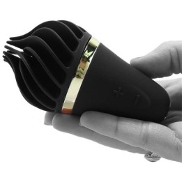 ESTIMULADOR DE CLITORIS SWEET TREAT LAYON NEGRO/ORO SATISFYER
