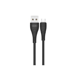 CABLE NB146 CARGA RAPIDA SILICONA USB - MICRO USB | 2.4A | 1 MTR | NEGRO XO