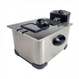 FREIDORA 5 LITROS INOX 2000W DESMONTABLE CON VENTANA MUVIP