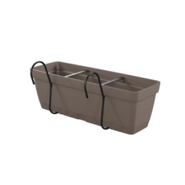 MACETA COLGANTE RECTANGULAR 50CM TORTORA FLYCURVED ARTPLAST