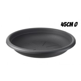 PLATO PARA MACETA 45CM ANTRACITA ARTPLAST