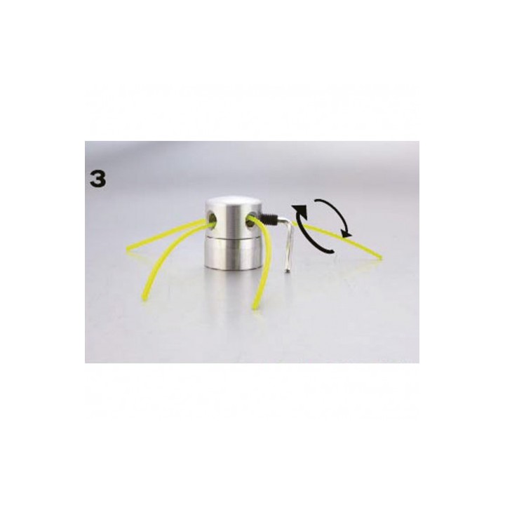 CABEZAL UNIVERSAL DE ALUMINIO PARA DESBROZADORAS CON HILO BLIM
