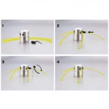 CABEZAL UNIVERSAL DE ALUMINIO PARA DESBROZADORAS CON HILO BLIM