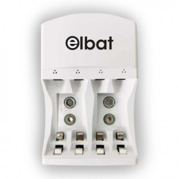 CARGADOR DE PILAS AA / AAA / 9V ELBAT
