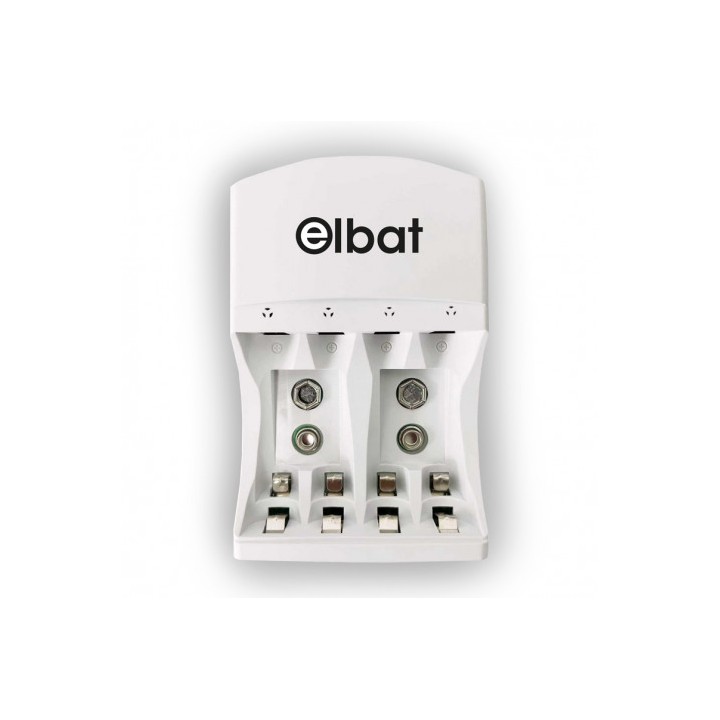CARGADOR DE PILAS AA / AAA / 9V ELBAT