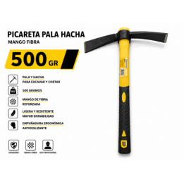 PICARETA PALA HACHA 500GR MANGO FIBRA BLIM