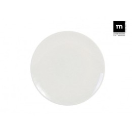 SET 6 PLATOS LLANOS 26CM MONACO IVORY LA MEDITERRANEA