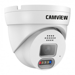 CAMARA IP DOMO 5MP POE CON AI SIRENA, AUDIO, LUCES Y MICRO SD CAMVIEW