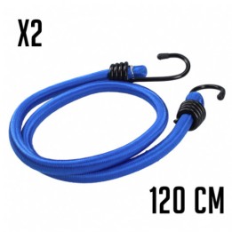 JUEGO 2 GANCHOS ELASTICOS DE GOMA 120CMX12MM
