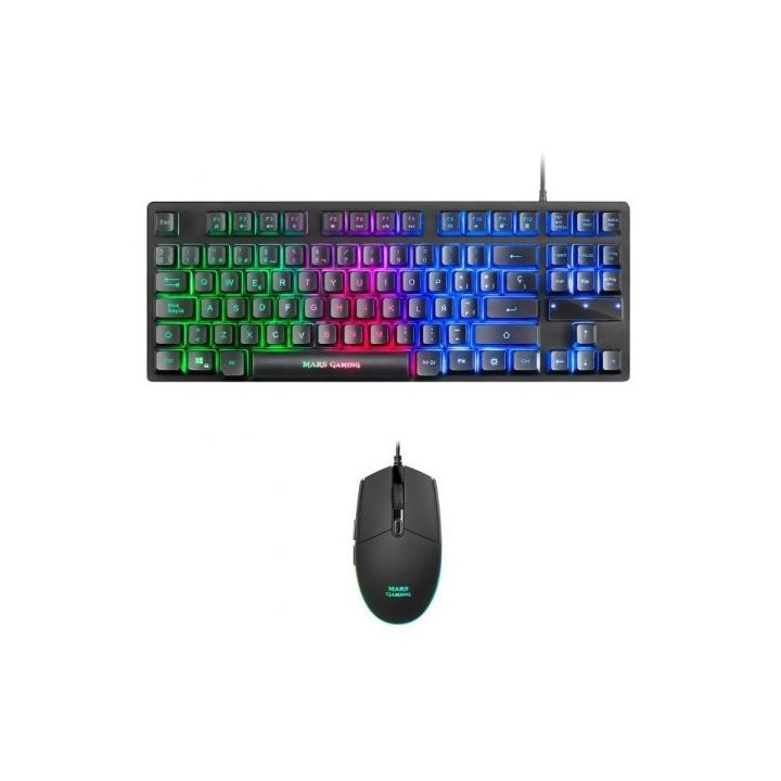KIT TECLADO + RATÓN GAMING MARS GAMING MCPTKLES