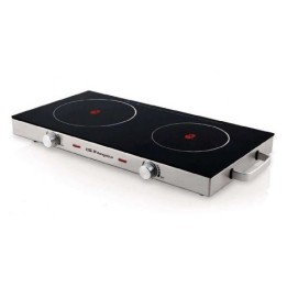 PLACA VITROCERAMICA DOBLE ORBEGOZO PCE 6000 - Ø205MM 1800W Y 170MM 1000W