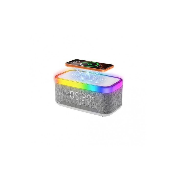 ALTAVOZ PORTATIL 5 EN 1 CON CARGA INALAMBRICA F88 XO