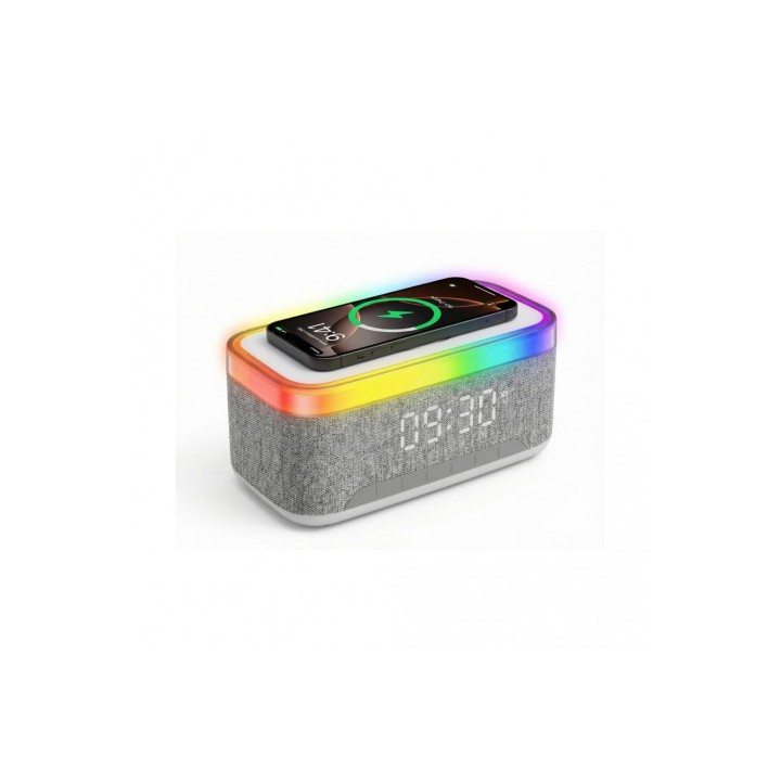 ALTAVOZ PORTATIL 5 EN 1 CON CARGA INALAMBRICA F88 XO