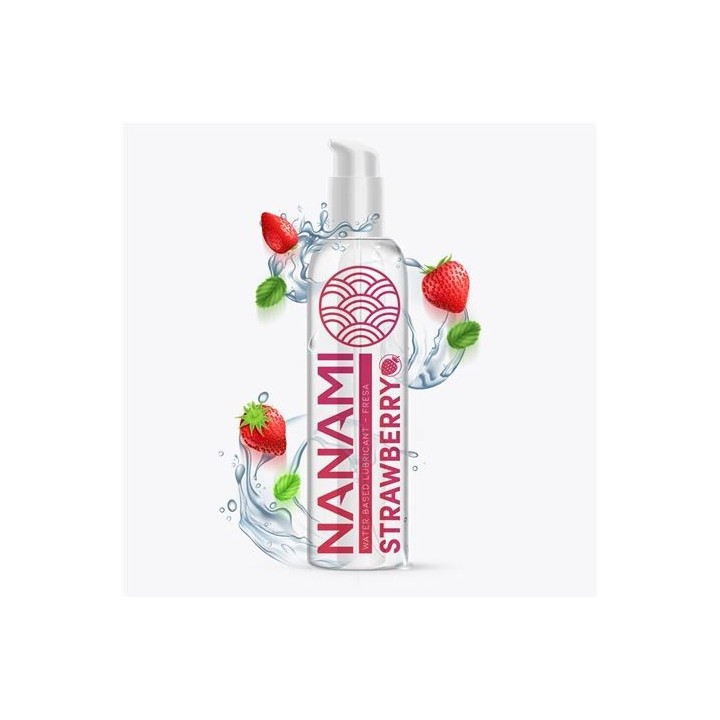 LUBRICANTE BASE DE AGUA DE FRESA 150ML NANAMI