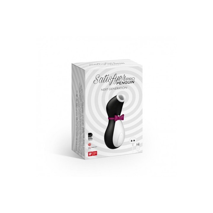 SUCCIONADOR DE CLÍTORIS PRO PENGUIN NEXT GEN NEGRO SATISFYER