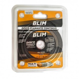 DISCO DIAMANTE CONTINUO 115X1.4X22MM BLIM