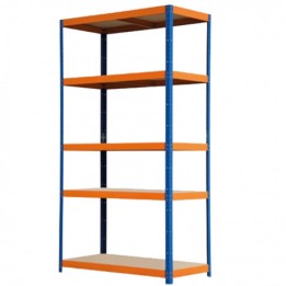 ESTANTERIA METALICA 5 BALDAS 180X100X40CM 175KGS BLIM