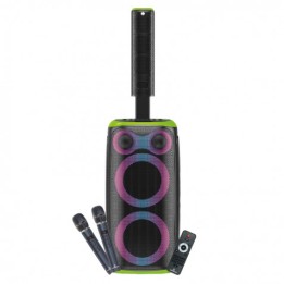 ALTAVOZ KARAOKE COOLSOUND BLAST PUMP 2.1 2X6.5" + 5xTWEETERS 550W VERDE
